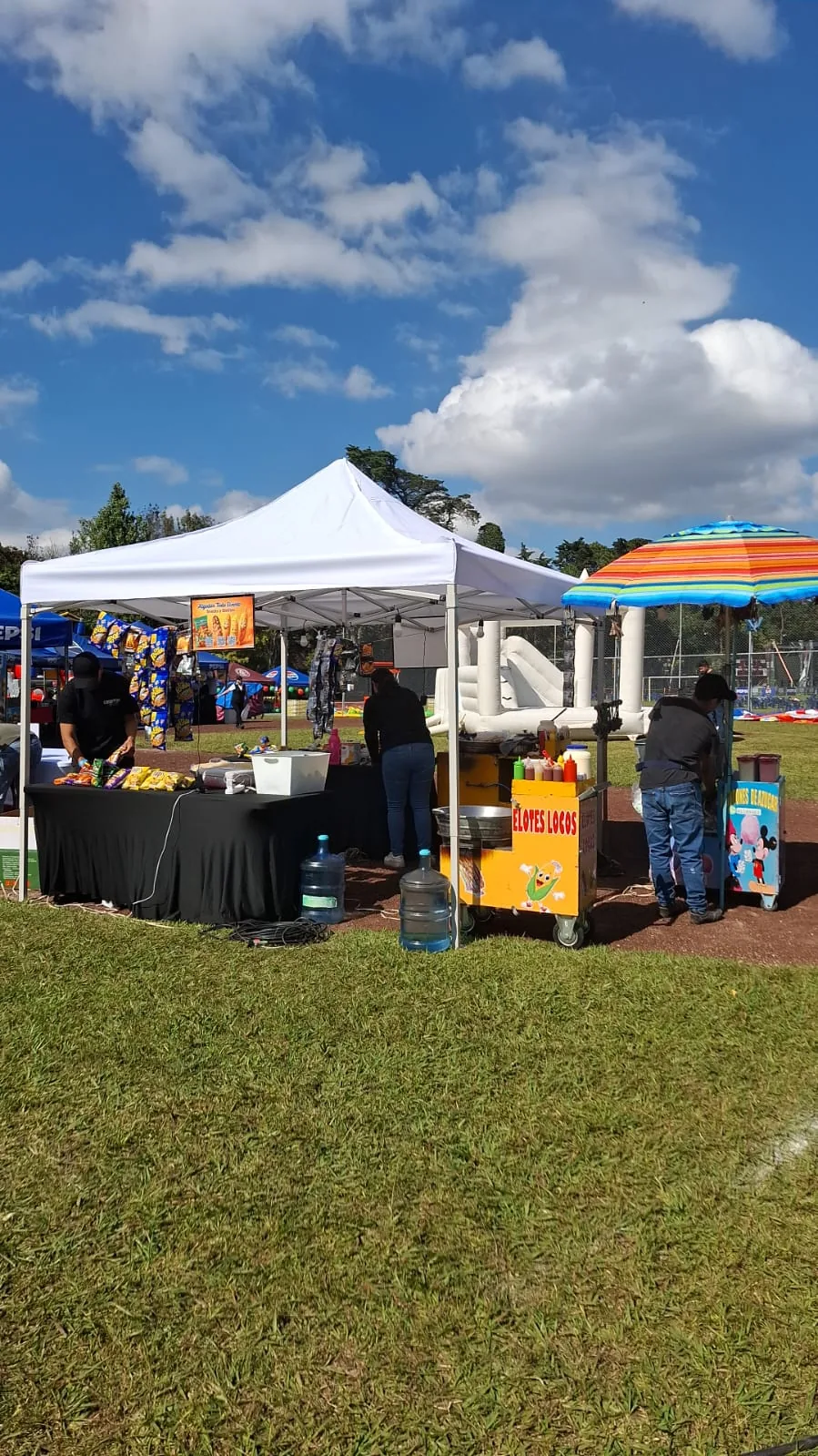 Estación completa de snacks para kermés